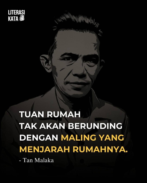 Tuan Rumah Tidak Akan Berunding Dengan Maling Yang Menjarah  Rumahnya 