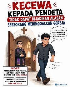Kecewa Kepada Pendeta Tidak Dapat Dijadikan Alasan Seseorang Meninggalkan Gereja 