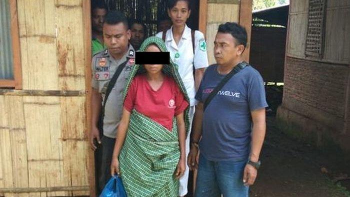 ibu mertua di ntt hamil dan nekat buang bayinya ke sungai arus deras